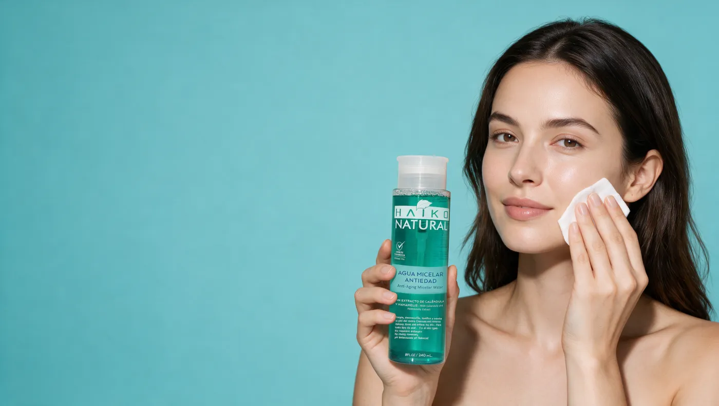 Agua Micelar Antiedad con Extractos de Caléndula y Hamamelis
