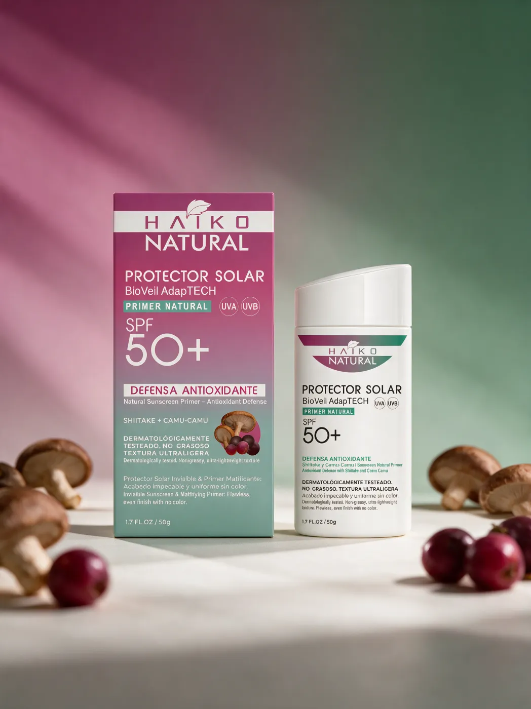 Protector Solar Facial BioVeil AdapTECH SPF 50+ Sin Color