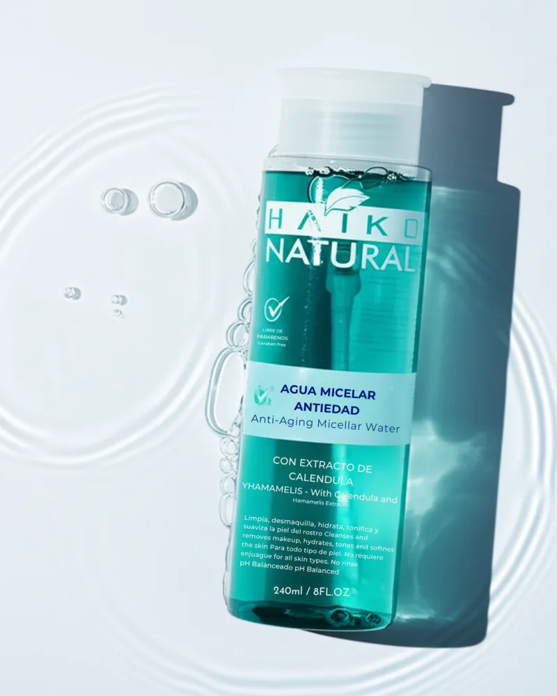 Agua Micelar Antiedad con Extractos de Caléndula y Hamamelis